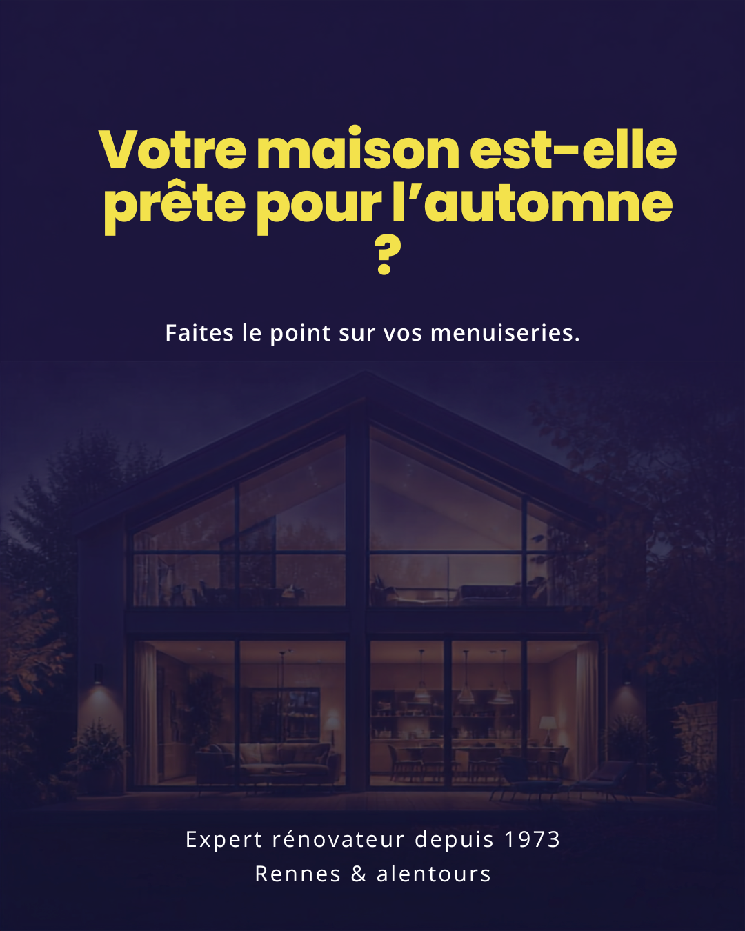 fenêtres d’une maison à Rennes avant rénovation par BATISOL